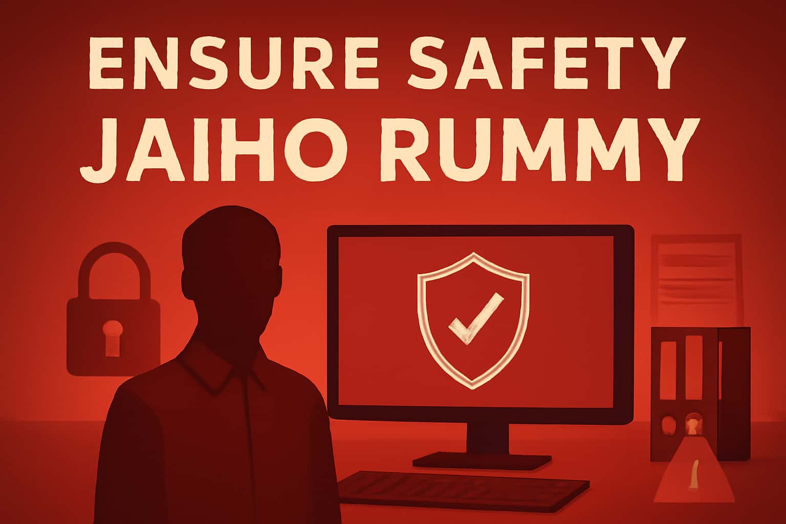 An informative visual representation of Jaiho Rummy safety measures.