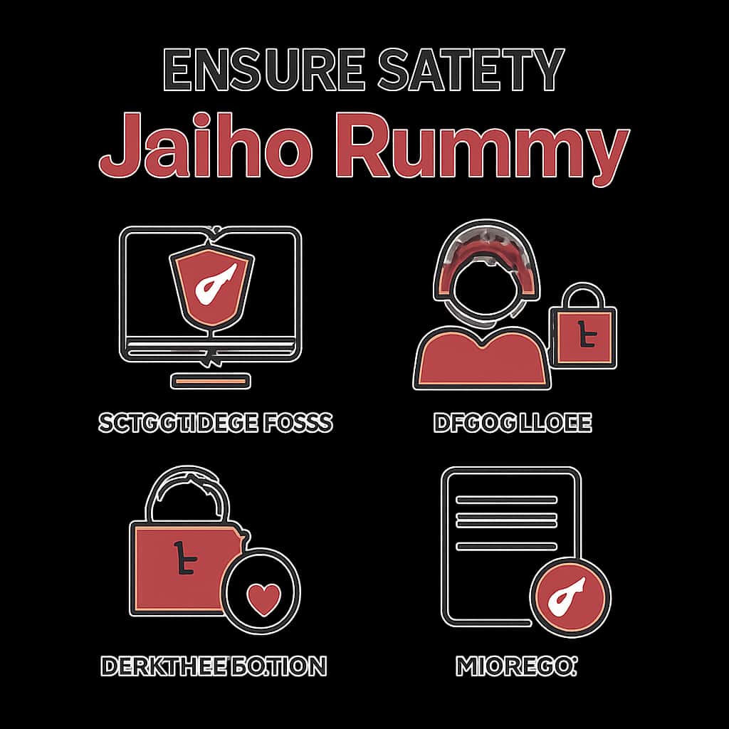 An educational diagram on the safety of Jaiho Rummy.
