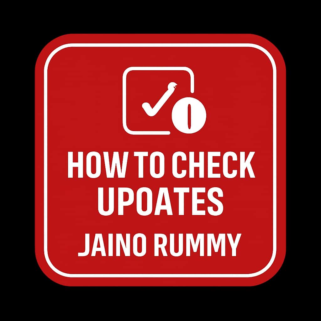 Icon representing checking Jaiho Rummy updates.