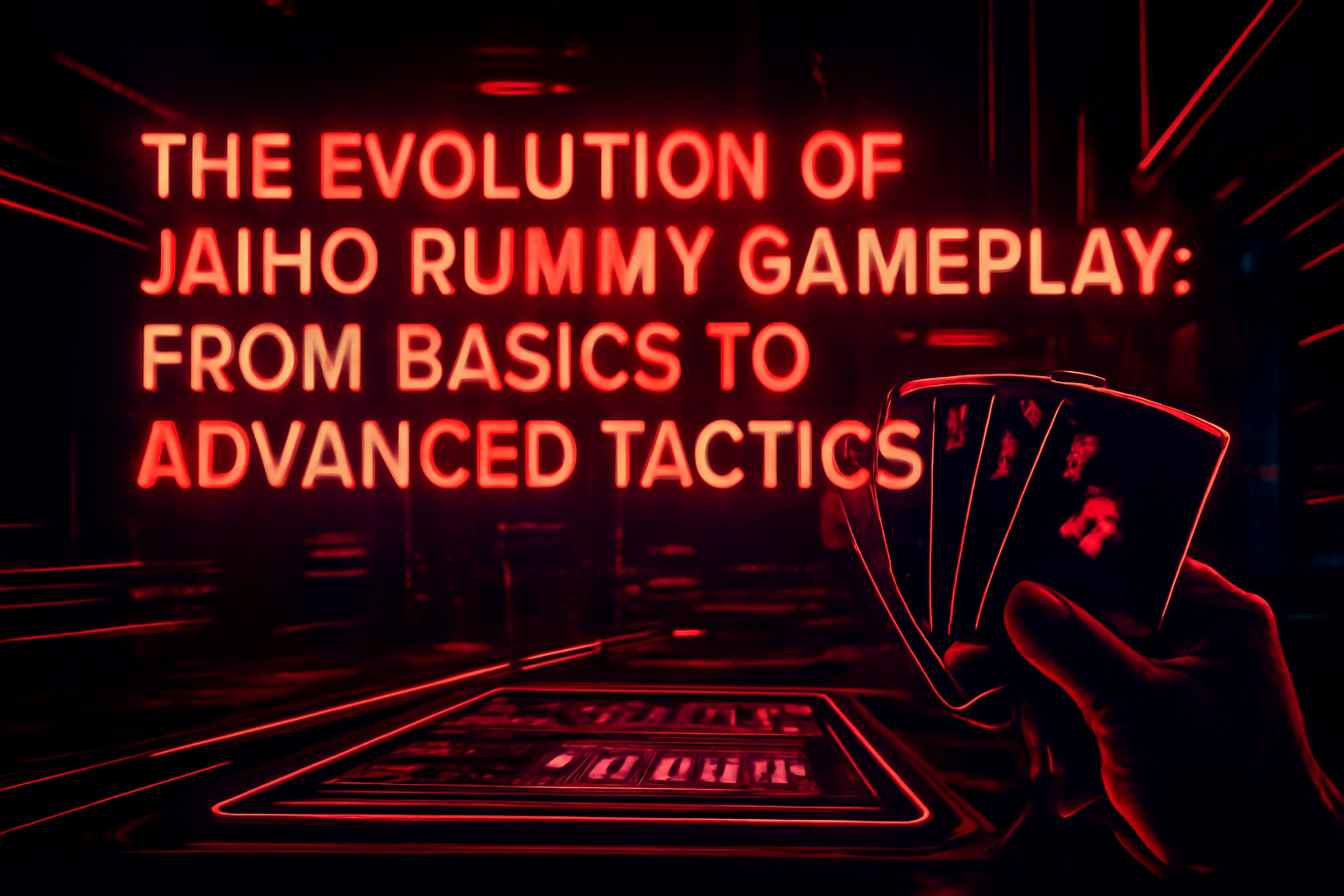 Informational scene about checking Jaiho Rummy updates.