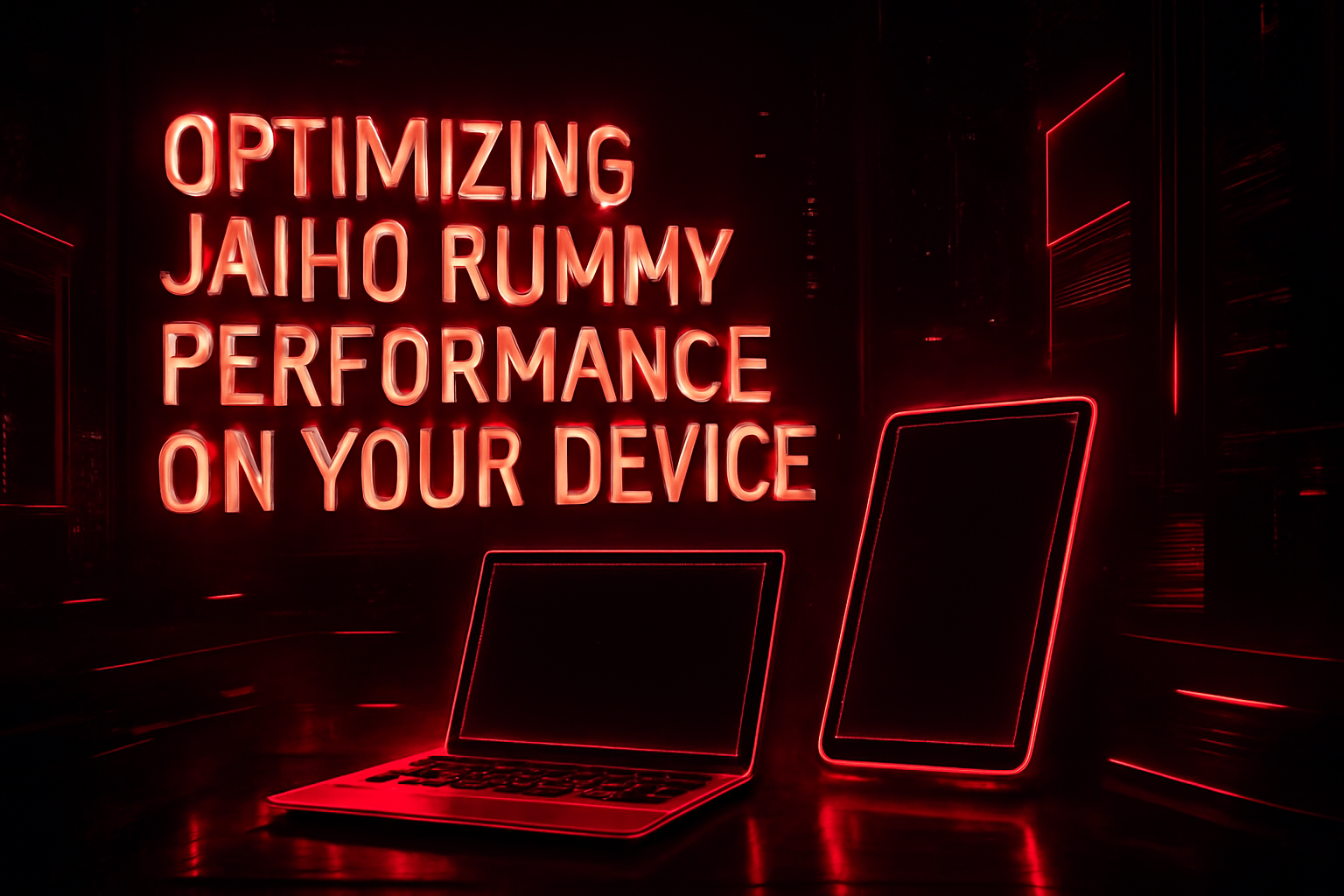 Informational scene about checking Jaiho Rummy updates.