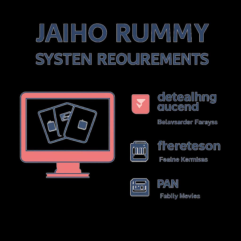 Diagram of Jaiho Rummy installation and requirements.