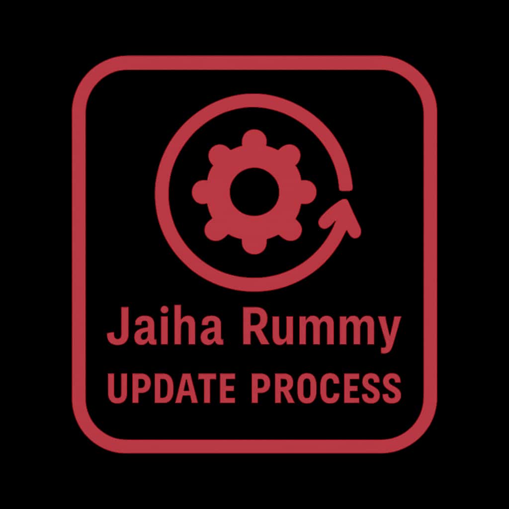 Icon representing the Jaiho Rummy Update Process.