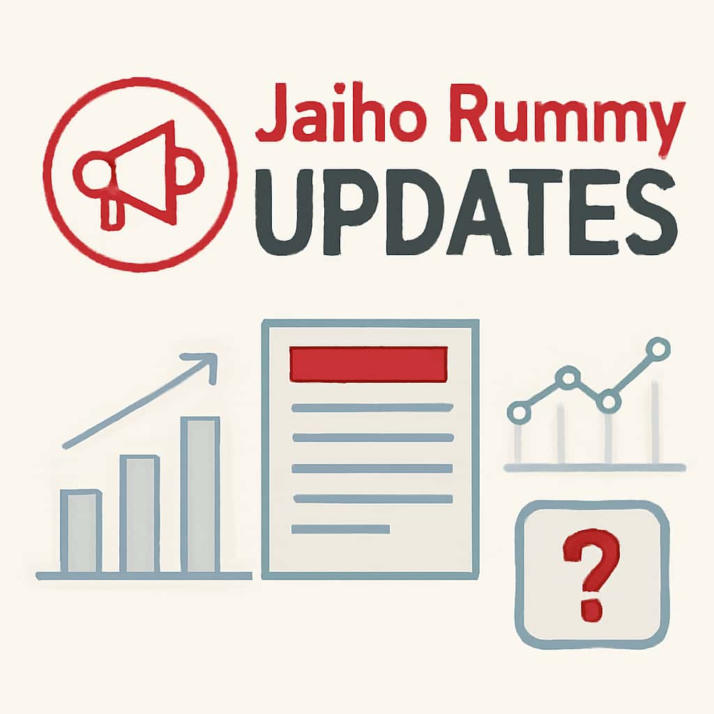 Illustration for Jaiho Rummy Updates.