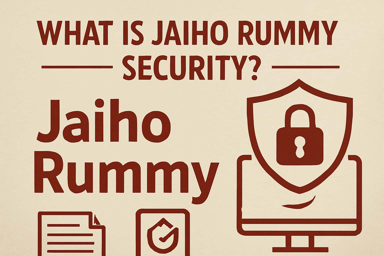 Informative image about Jaiho Rummy security features.